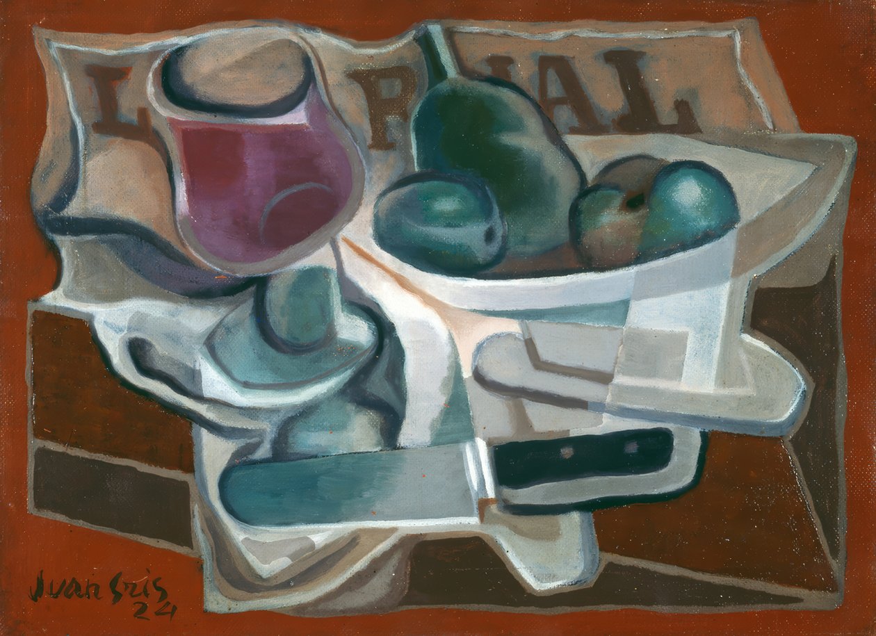 Compotier et verre - Juan Gris