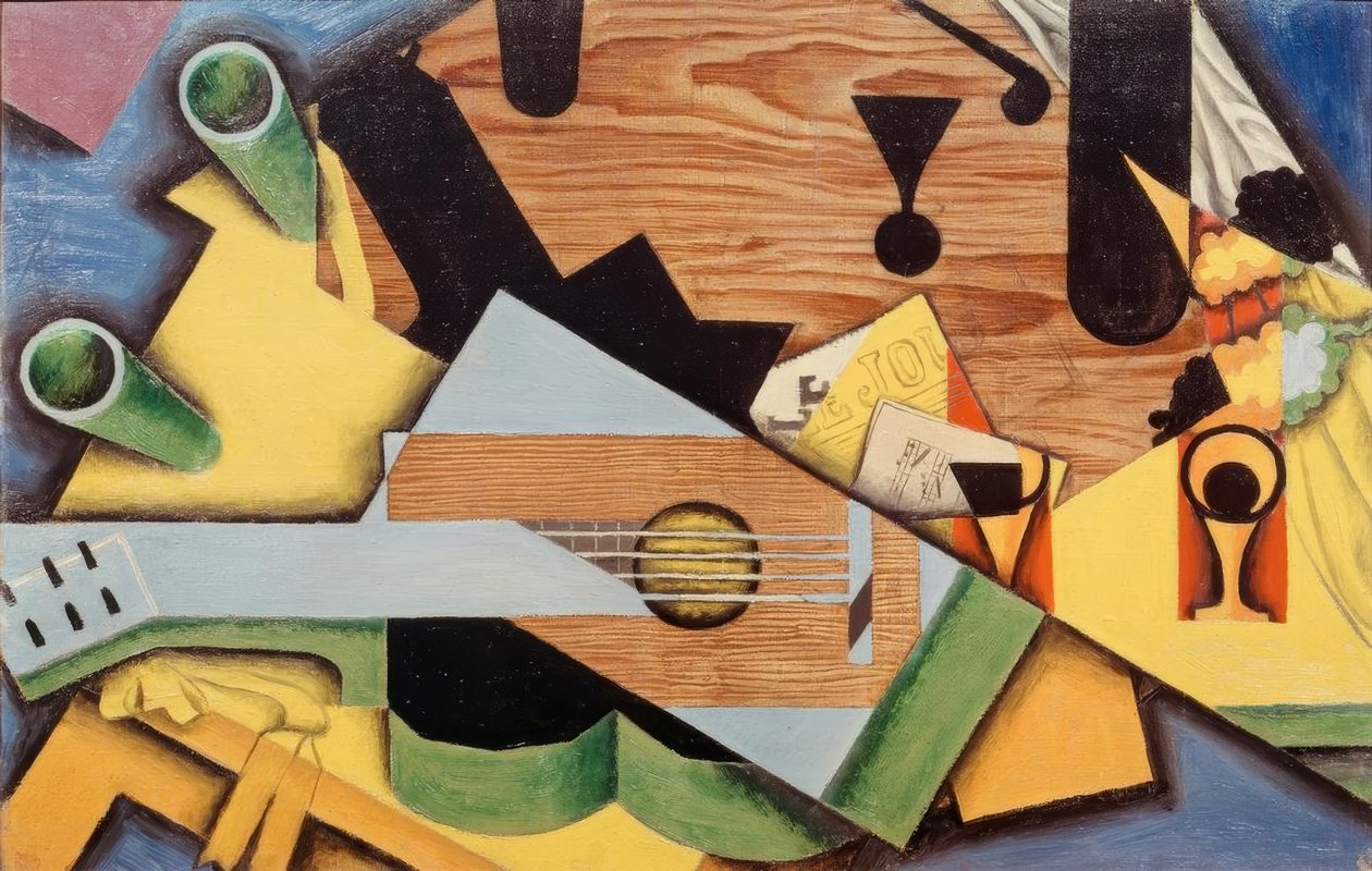 Nature morte à la guitare - Juan Gris