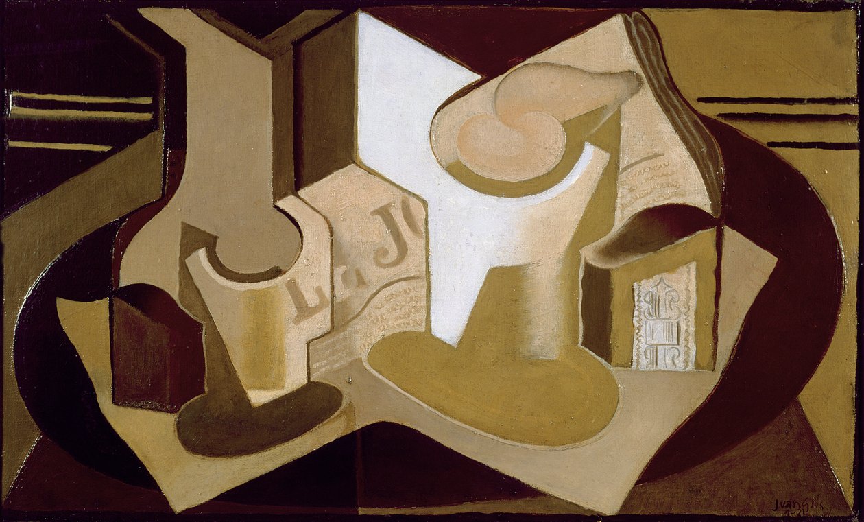 Nature Morte avec Journal, 1921 - Juan Gris