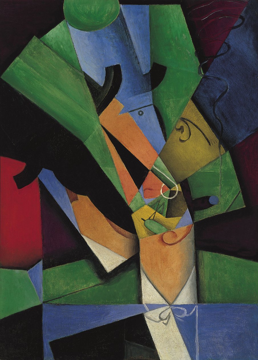 Le fumeur Frank Haviland, 1913 - Juan Gris