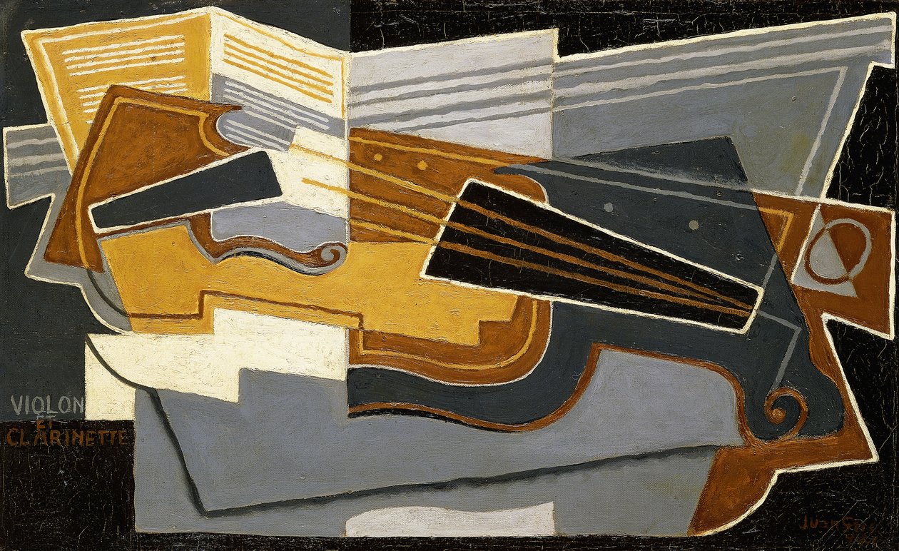 Violon et clarinette, 1921 - Juan Gris