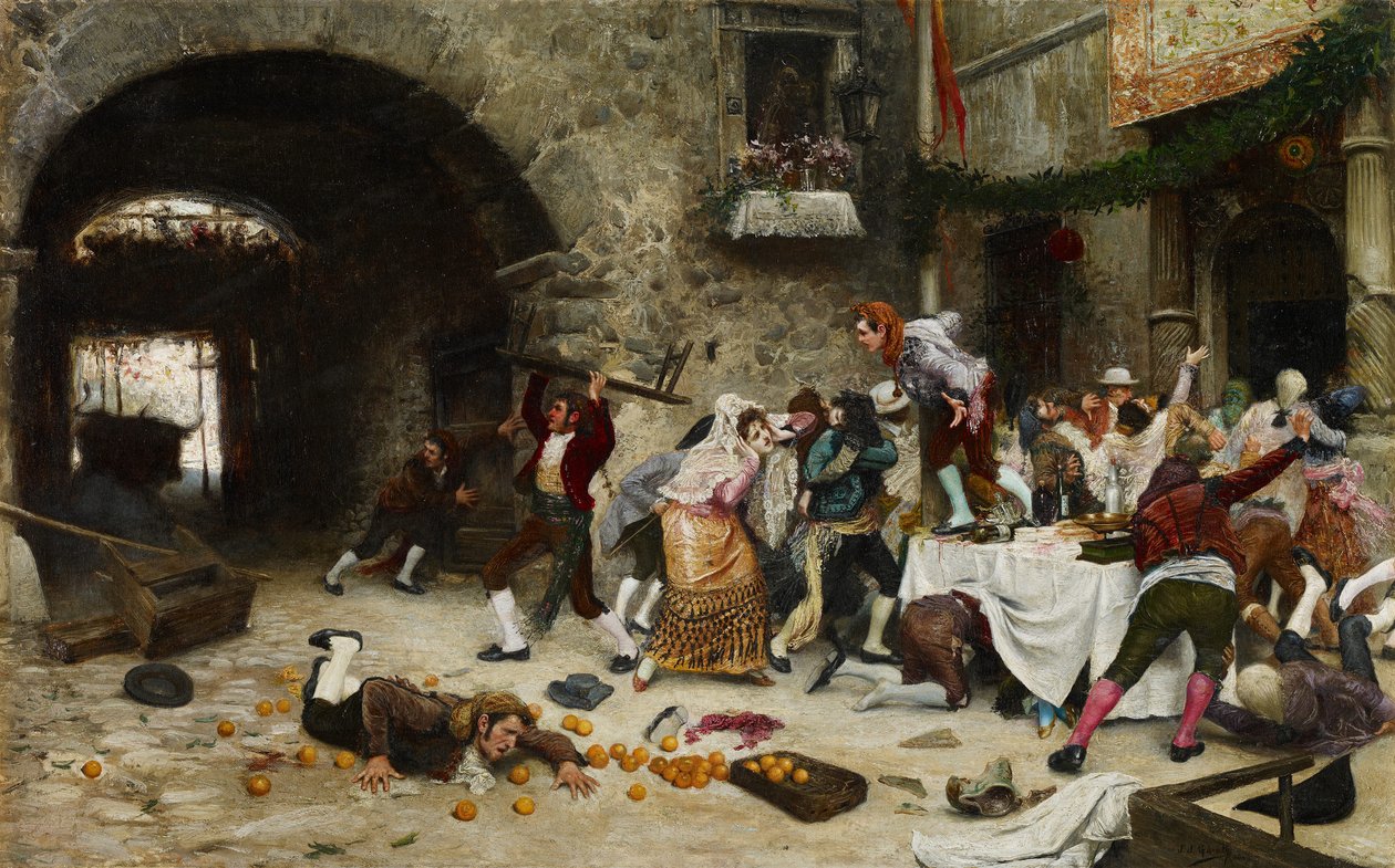 Un banquet interrompu - Juan José Gárate y Clavero