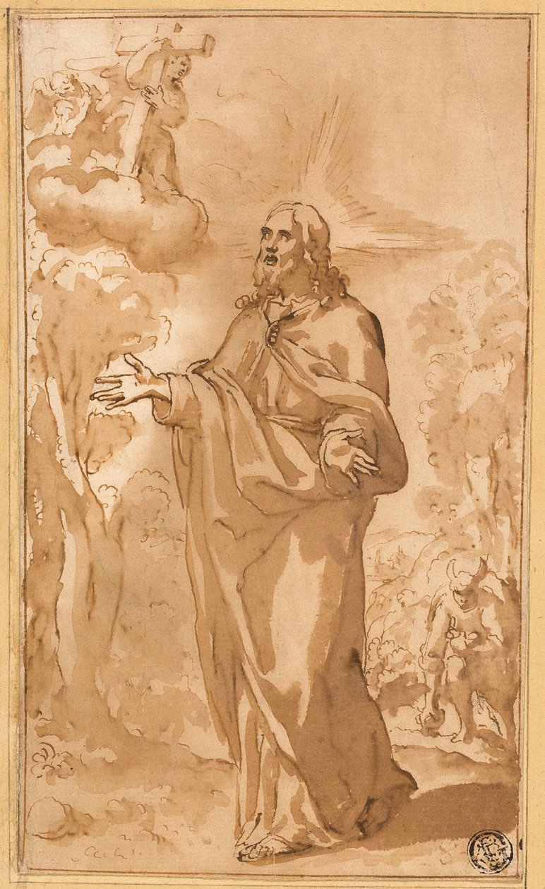 Le Christ dans le désert - Juan del Castillo