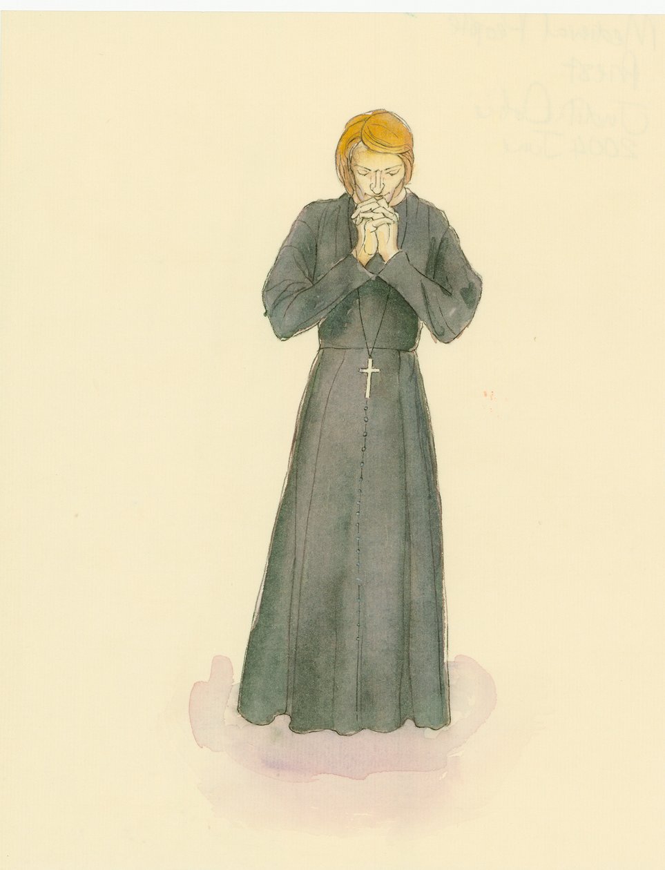 Un prêtre médiéval, 2004 - Judith Dobie