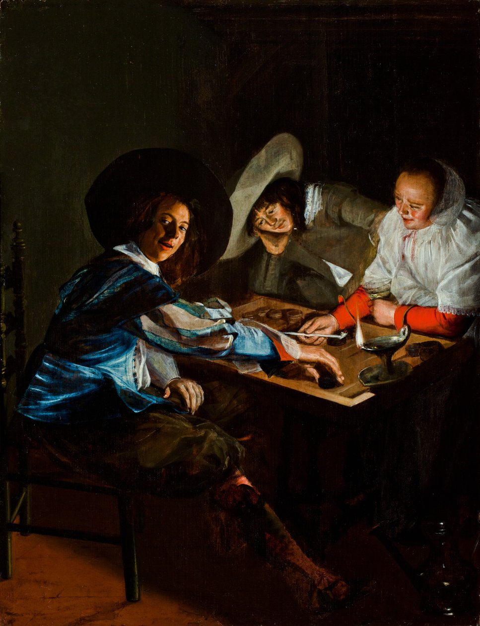 Une partie de tric-trac - Judith Leyster