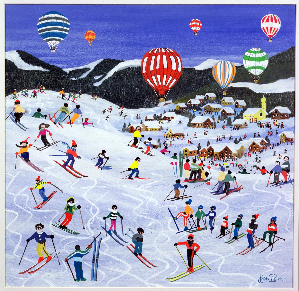 Montgolfière sur la piste, 1995 - Judy Joel