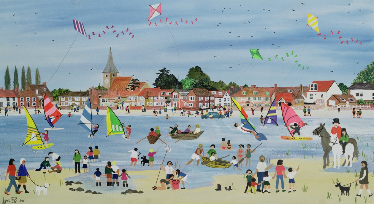 Plage animée - Judy Joel