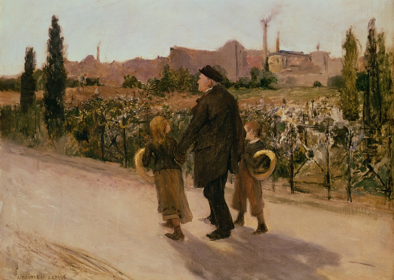 Jour des morts, c.1882 - Jules Bastien Lepage