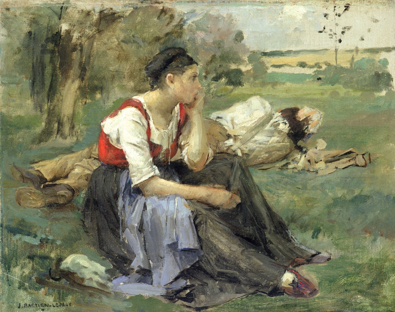 Paysans au repos, 1877 - Jules Bastien Lepage