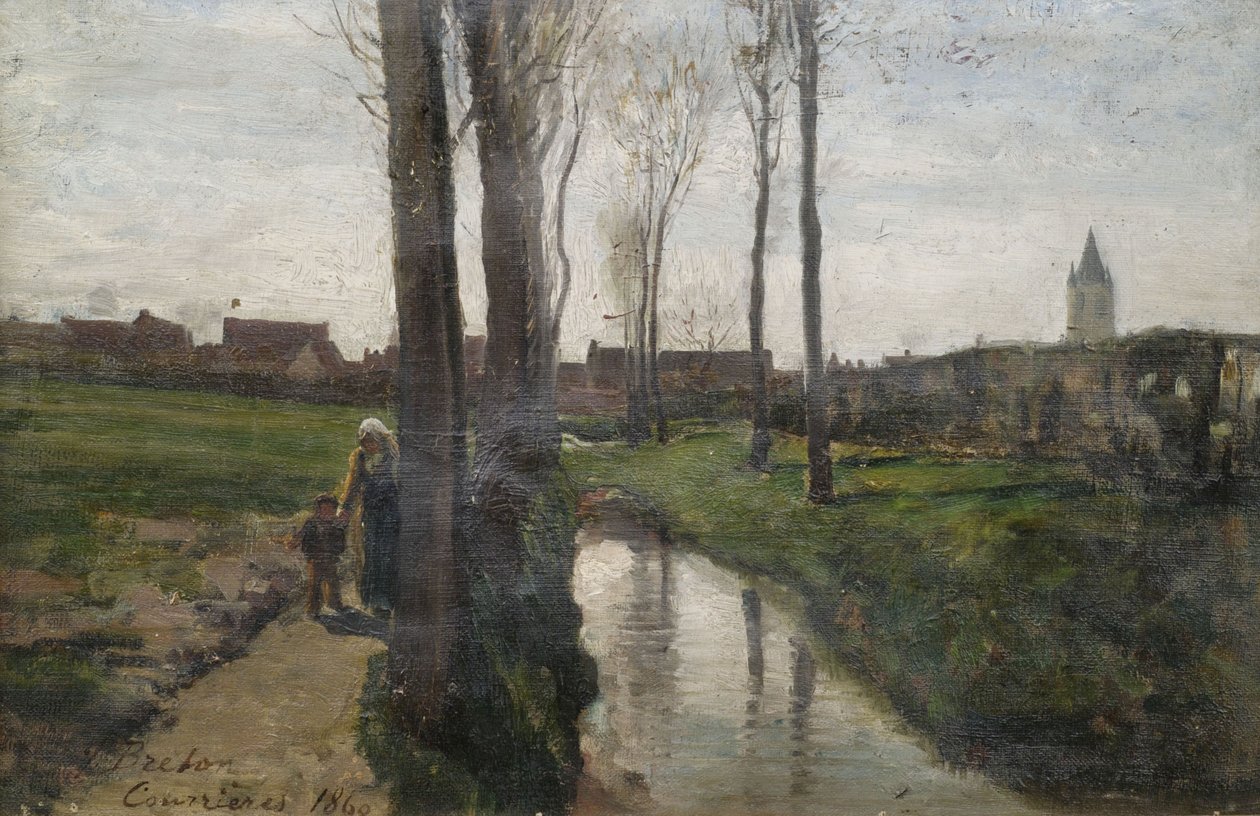 Paysage près de Courrières - Jules Breton