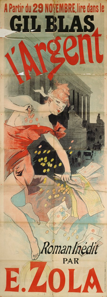 Affiche publicitaire pour la publication de 