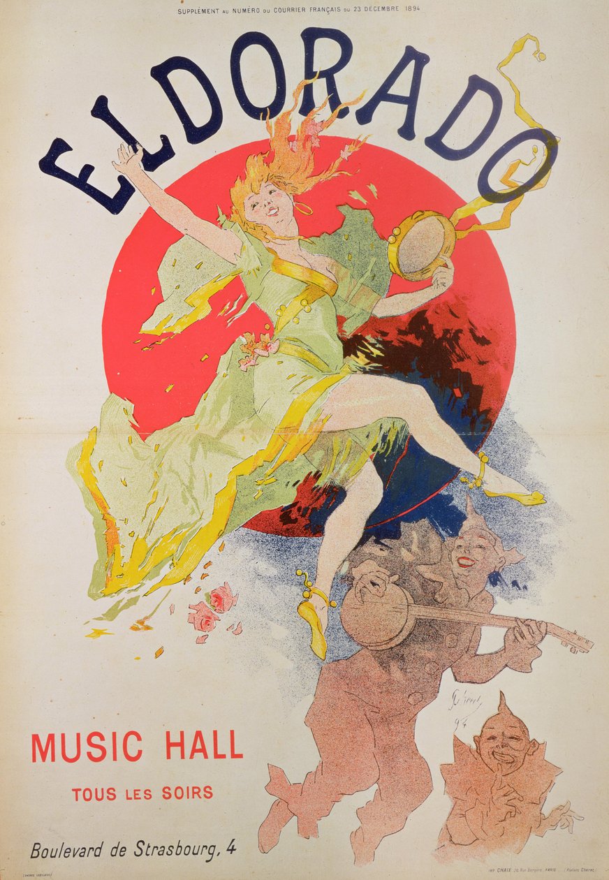 Affiche pour El Dorado par Jules Chéret (1836-1932) - Jules Cheret
