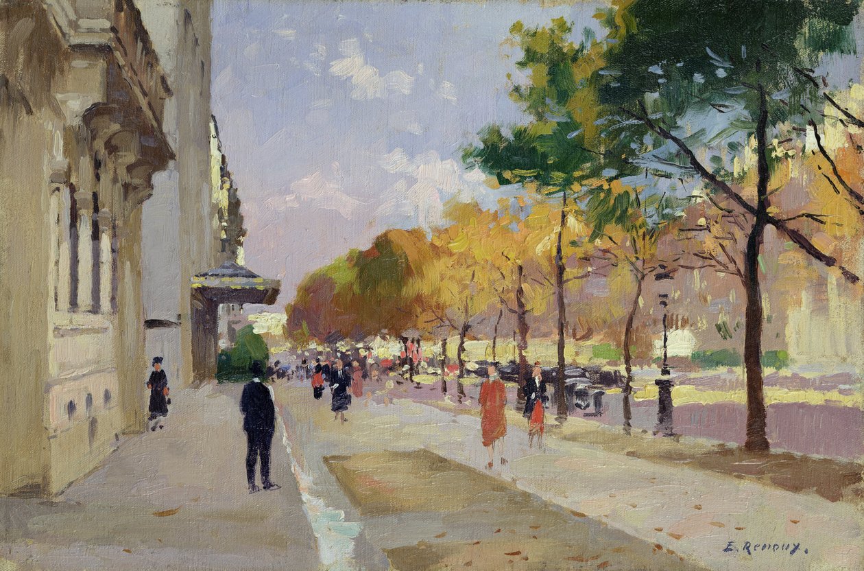 Avenue Montaigne, Paris - Jules Ernest Renoux