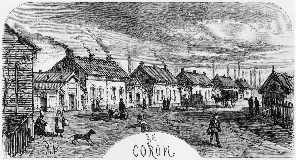 Le village minier, illustration de 