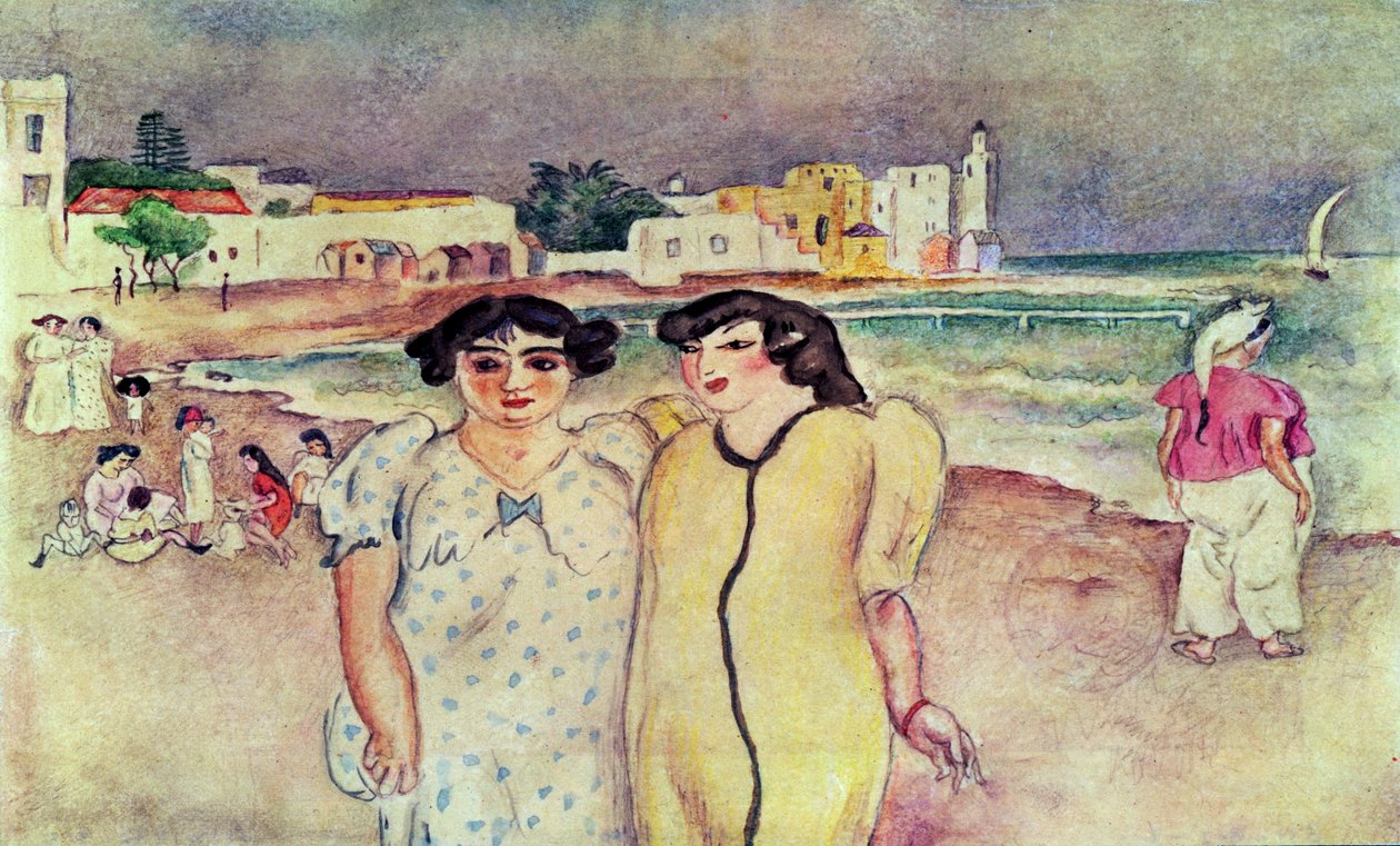 Un rivage à Tunis - Jules Pascin