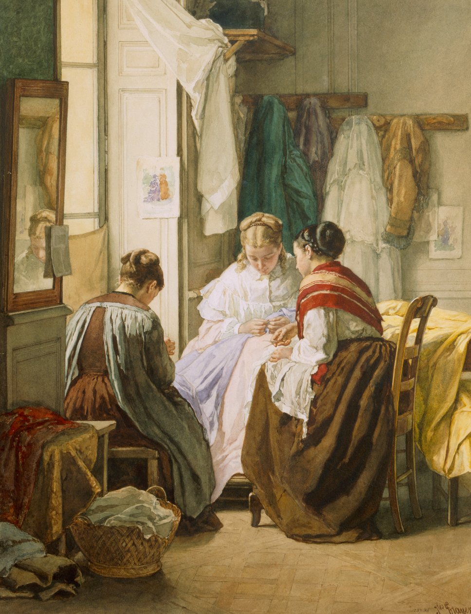 Les Couturières - Jules Trayer