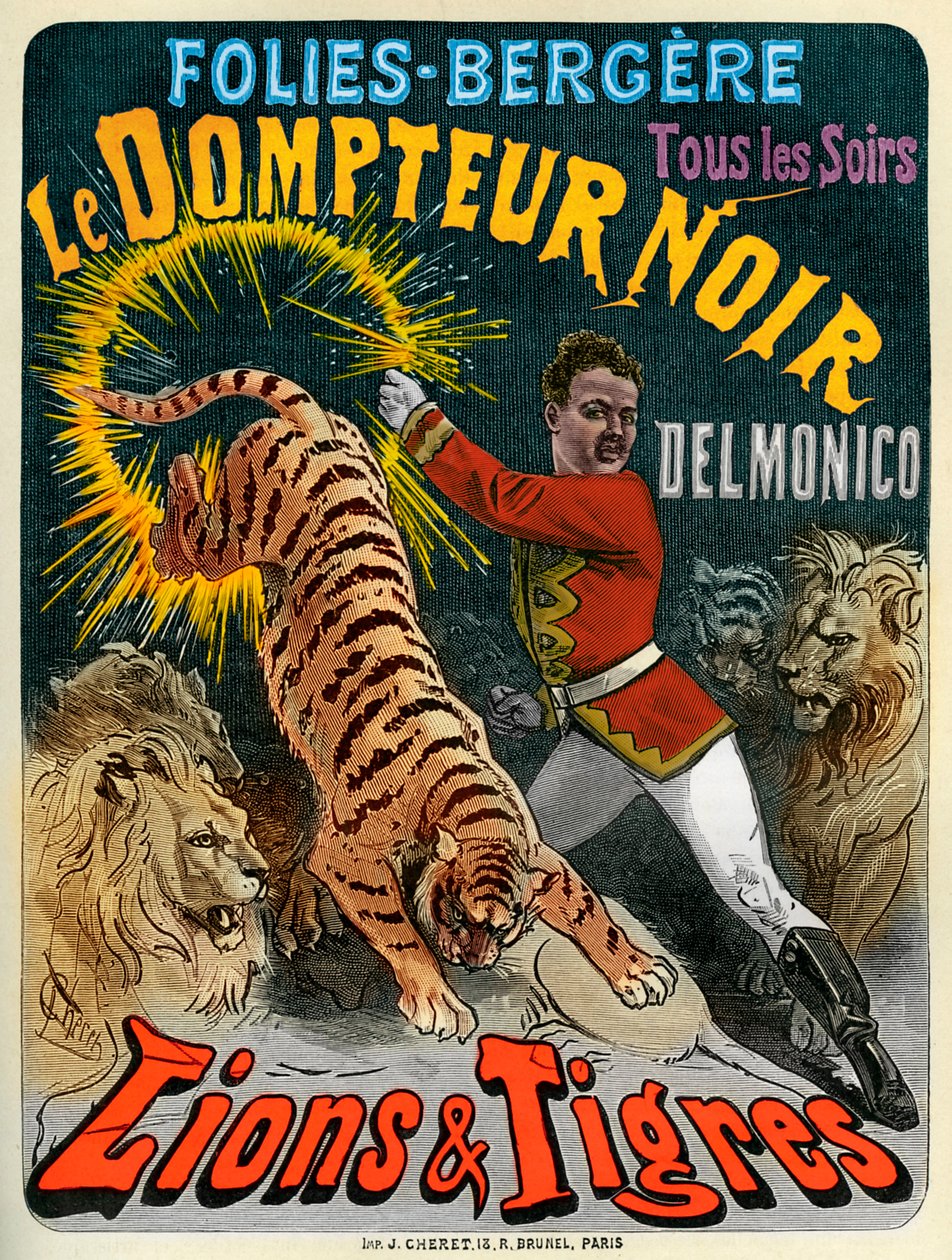 Le Dompteur Noir - affiche pour les Folies-Bergère - Jules after Cheret