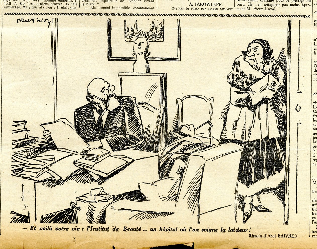 Candide, Satirique en N & B - Jules Abel Faivre