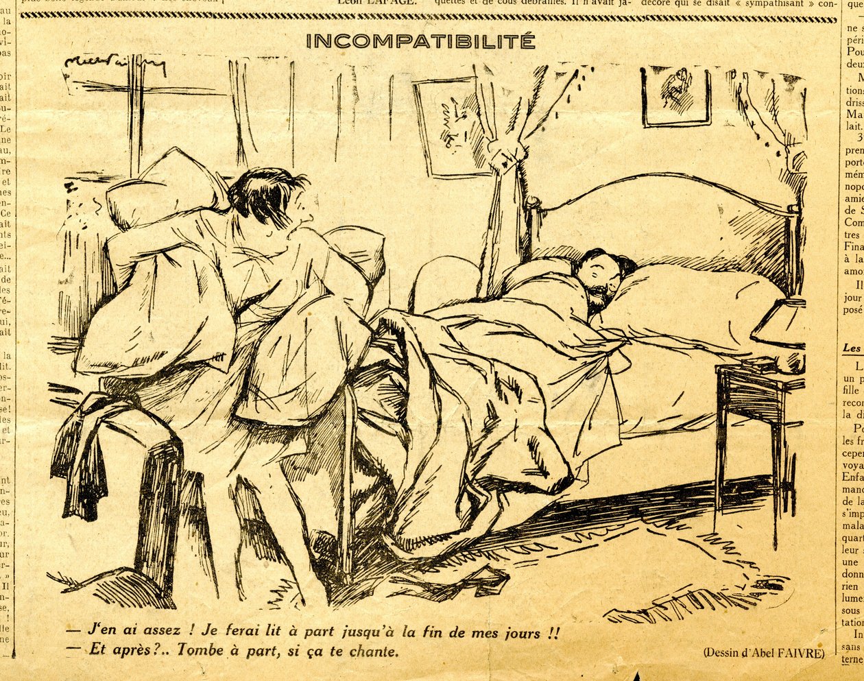 Candide, Satirique en N & B - Jules Abel Faivre