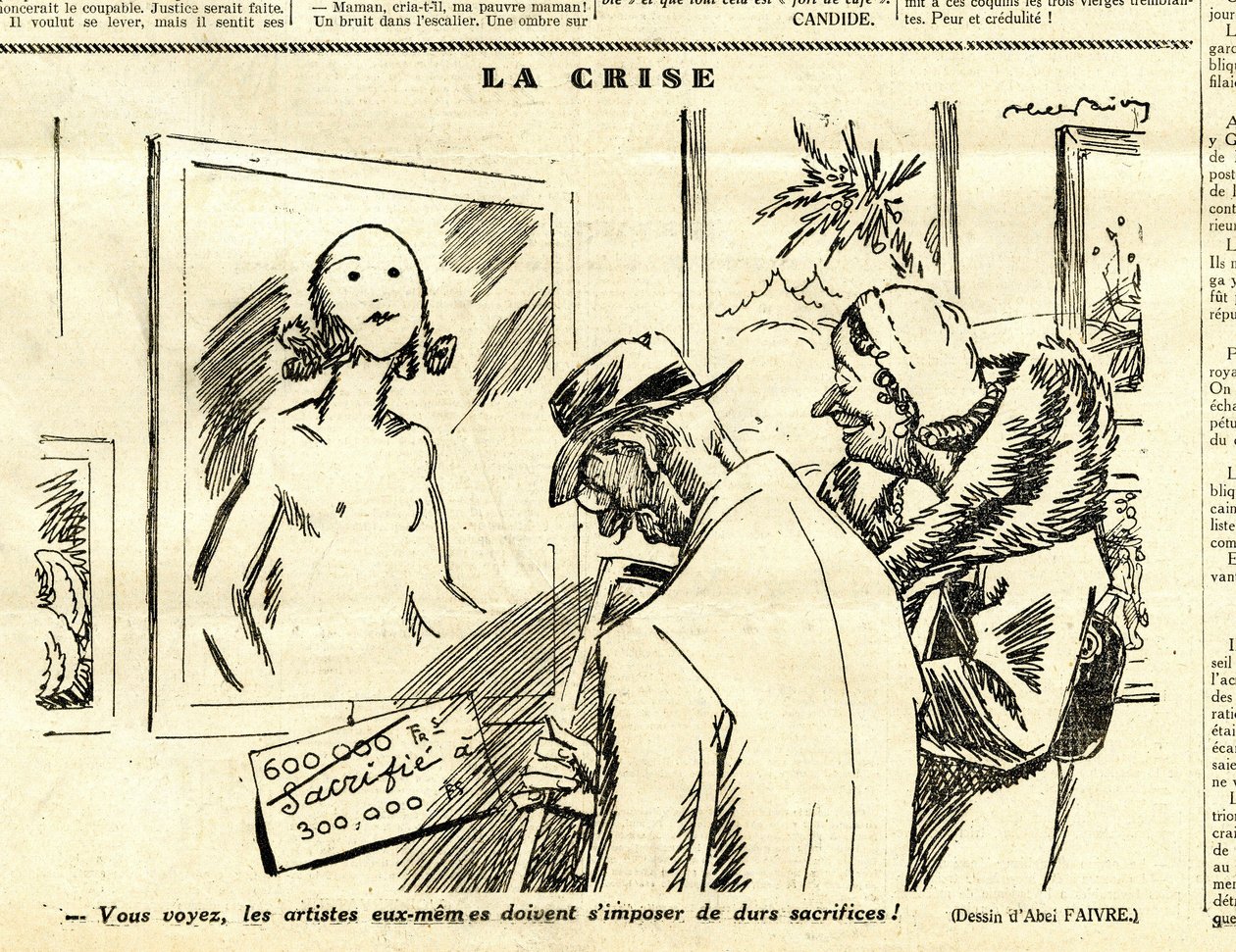 Candide, Satirique en N & B - Jules Abel Faivre