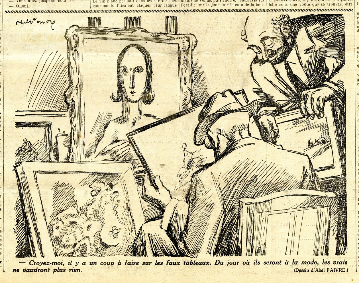 Candide, Satirique en N & B - Jules Abel Faivre
