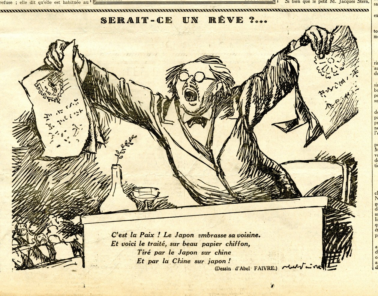 Candide, Satirique en N & B - Jules Abel Faivre