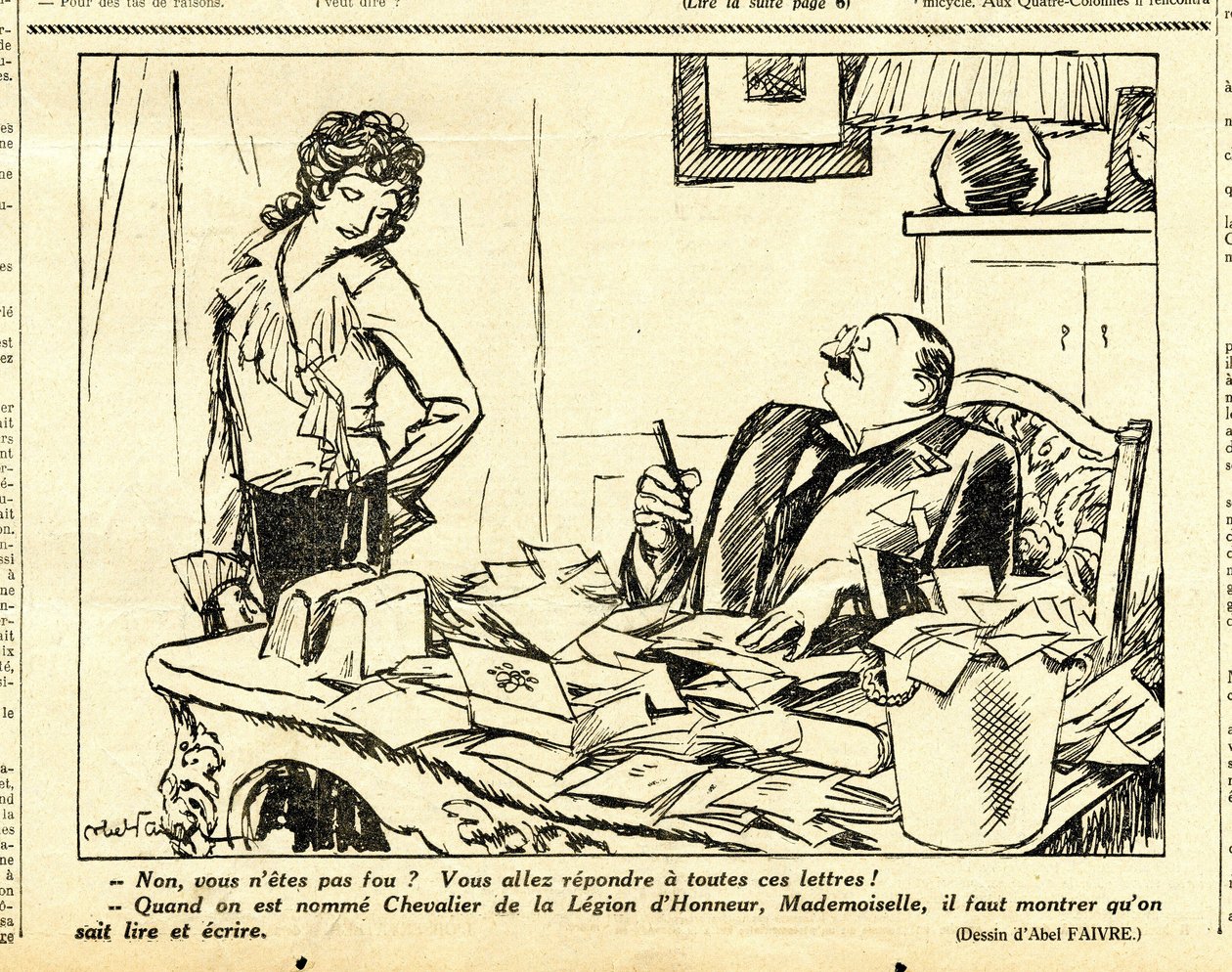 Candide, Satirique en N & B - Jules Abel Faivre