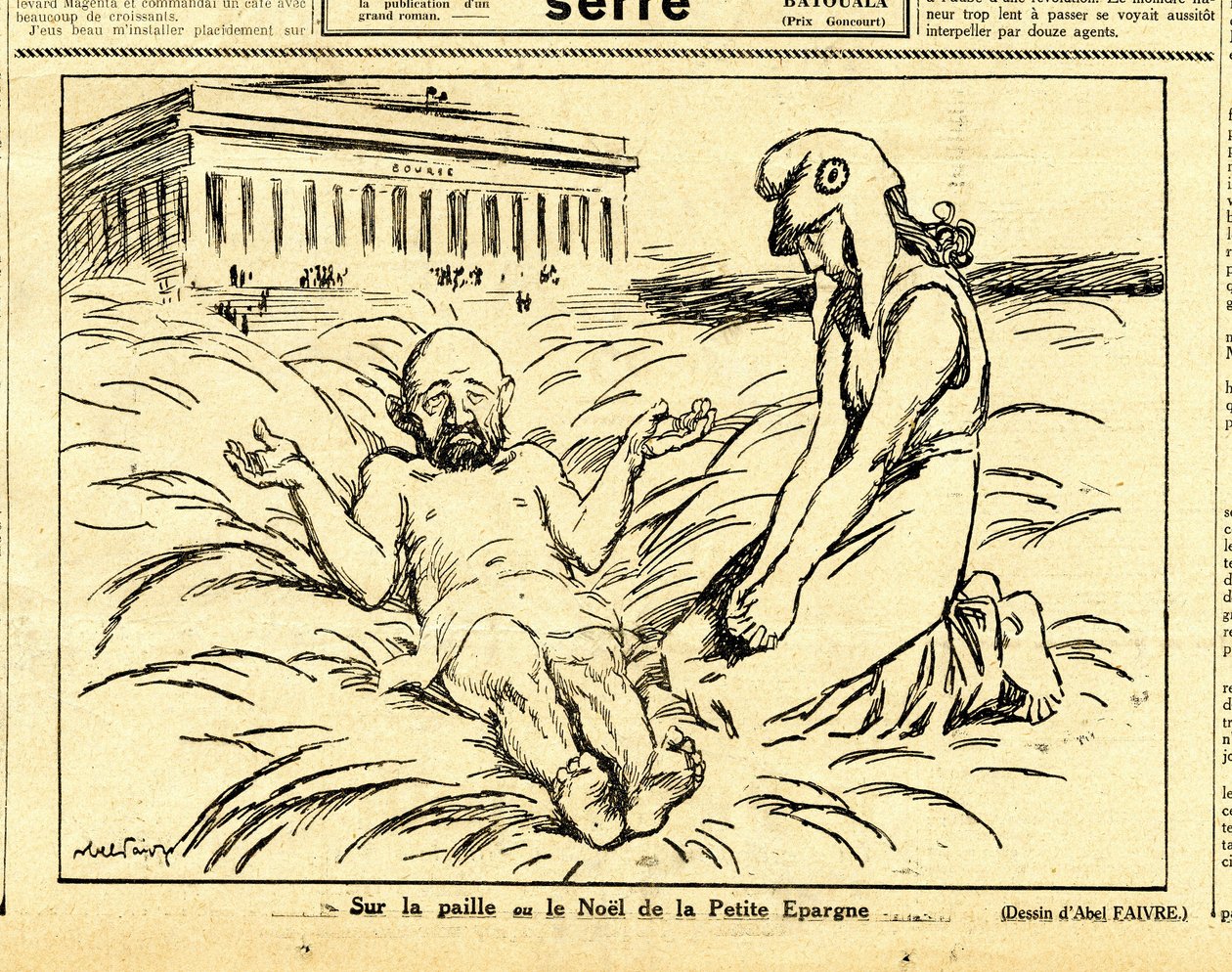 Candide, satirique en N & B - Jules Abel Faivre