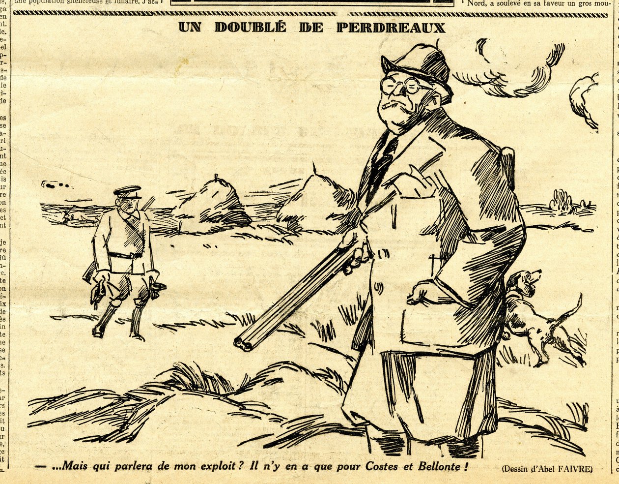 Candide, satirique en N & B - Jules Abel Faivre