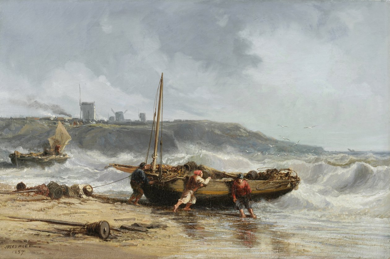 Scène de côte, 1857 - Jules Achille Noel