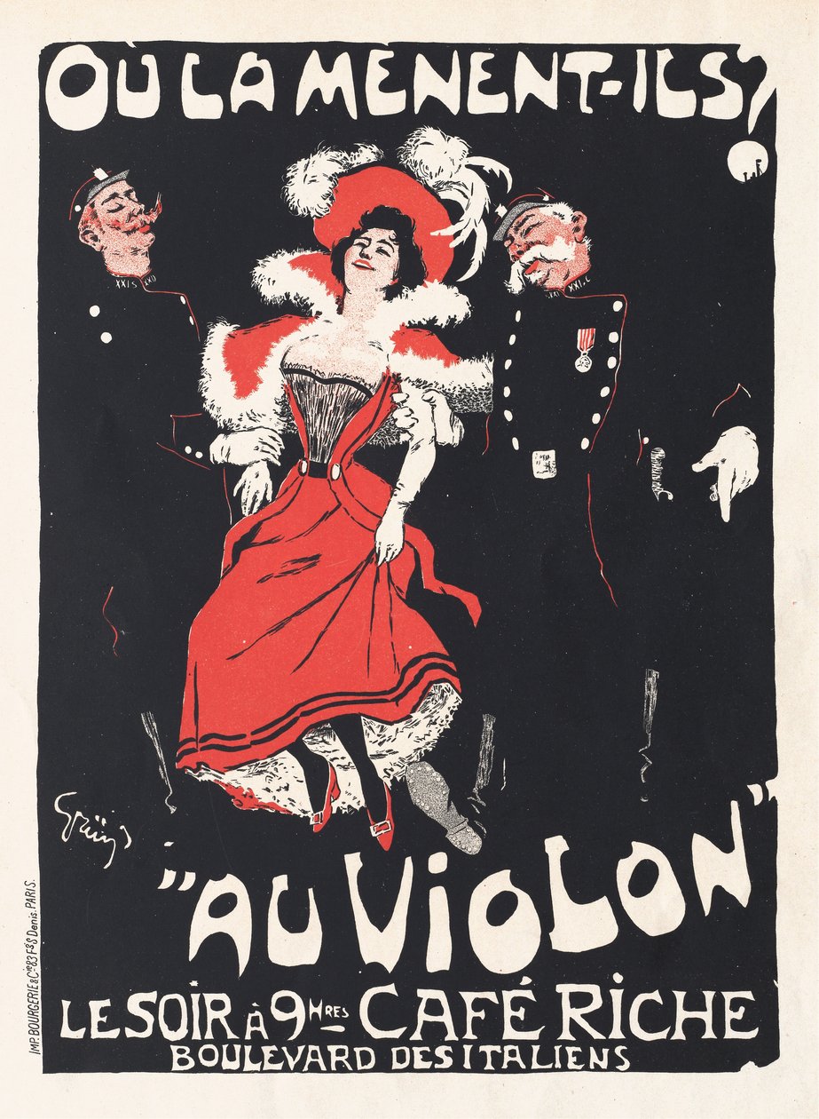 Où la mènent-ils Au Violon, 1897 - Jules Alexandre Grün