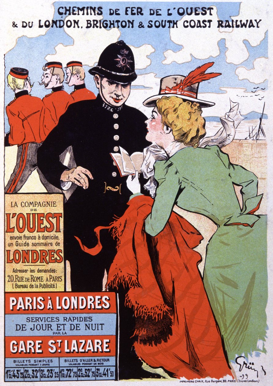 Tourisme en Angleterre - Jules Alexandre Gruen or Grun
