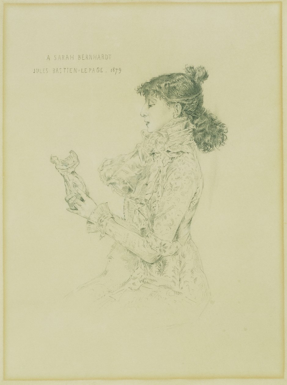 Portrait de Sarah Bernhardt, 1879 - Jules Bastien Lepage
