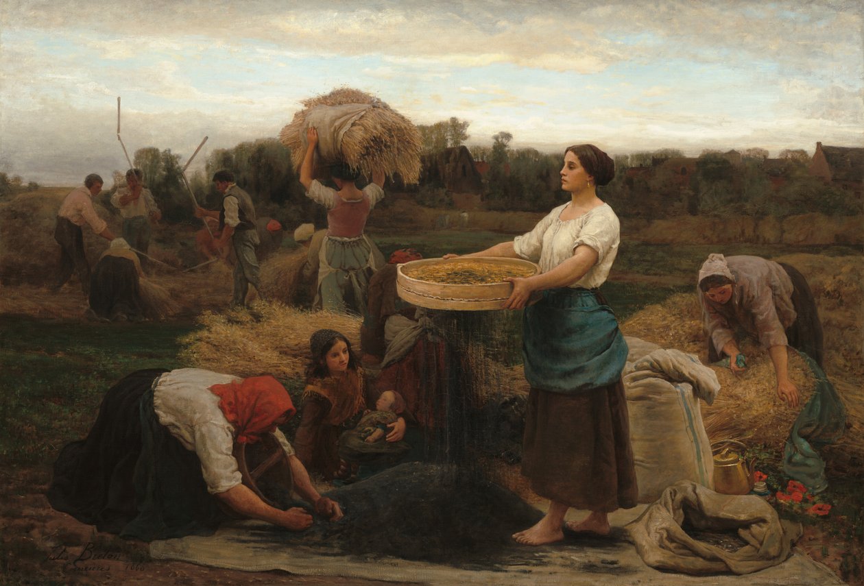 Récolte de colza - Jules Breton