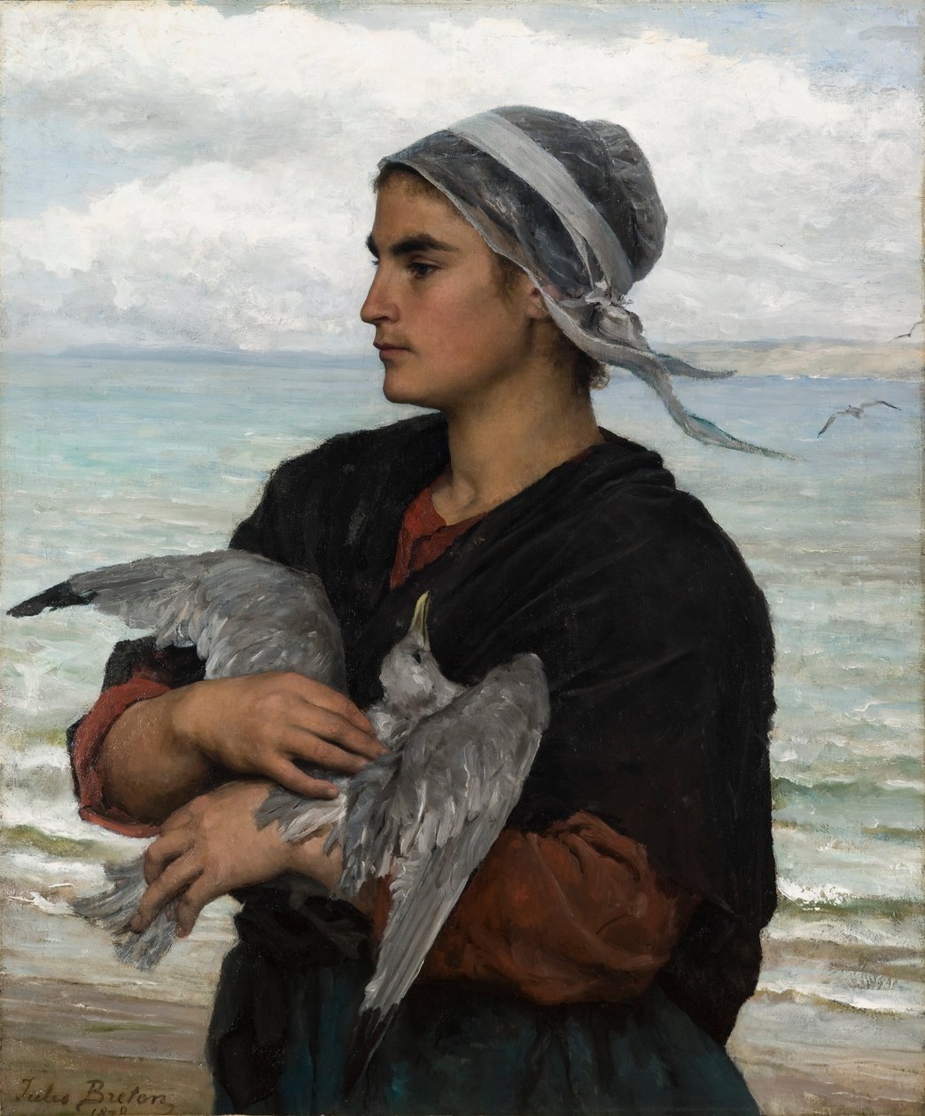 La Mouette blessée - Jules Breton