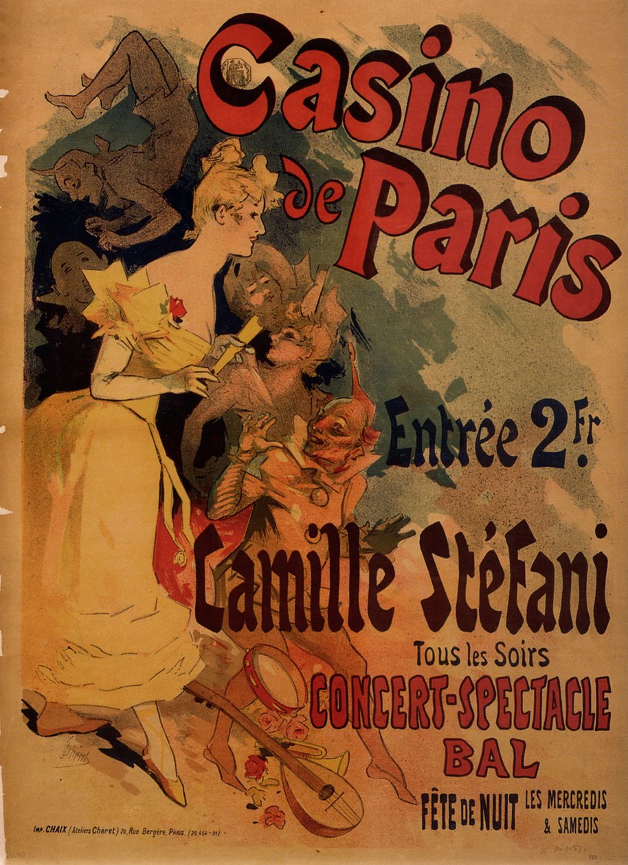 Casino de Paris; Camille Stefani - Jules Cheret