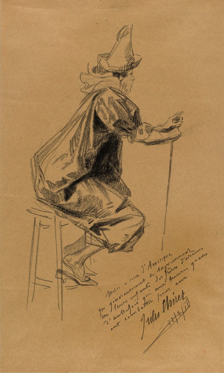 Le clown - Jules Cheret