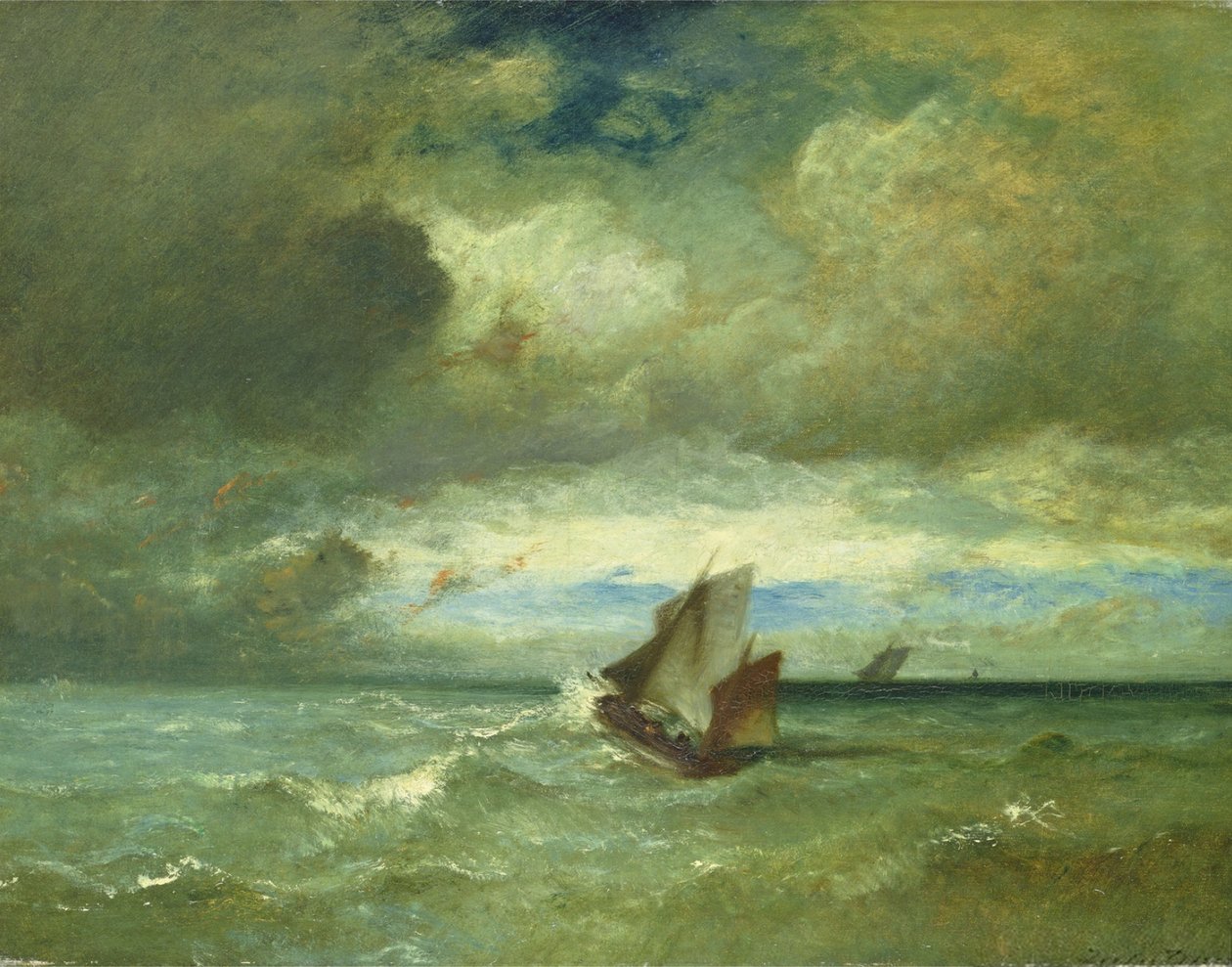 Mer agitée - Jules Dupré