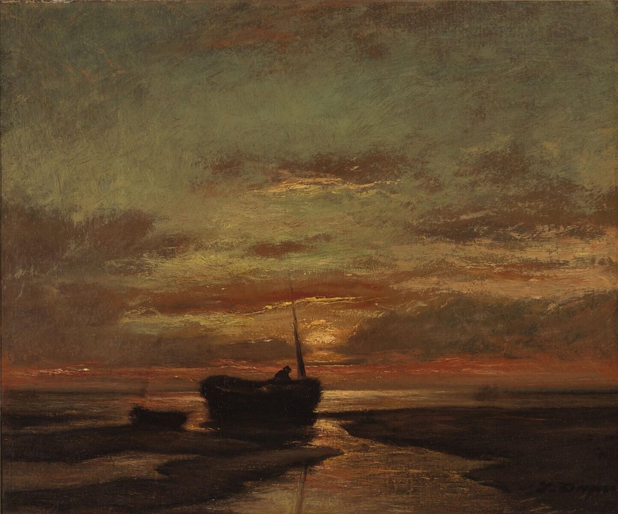 Dutch : Coucher de soleil Coucher de soleil - Jules Dupré
