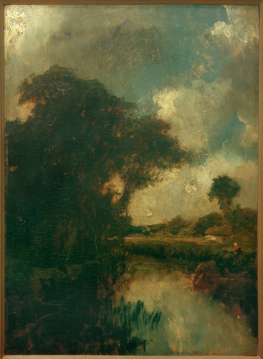 Paysage fluvial - Jules Dupré