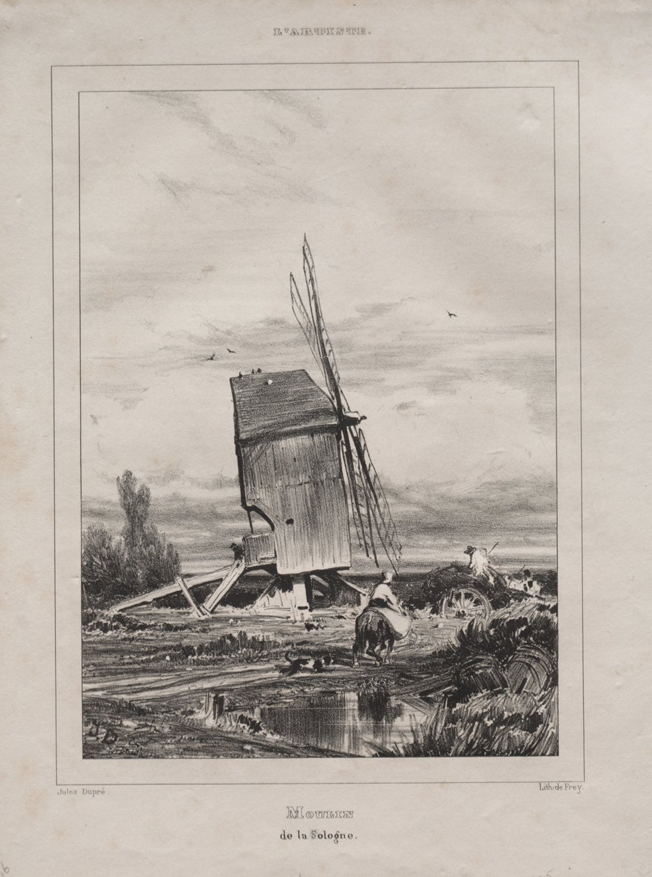 Moulin en Sologne, France - Jules Dupré