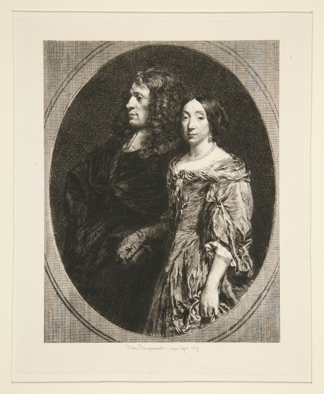 Bourgmestre et femme - Jules Ferdinand Jacquemart