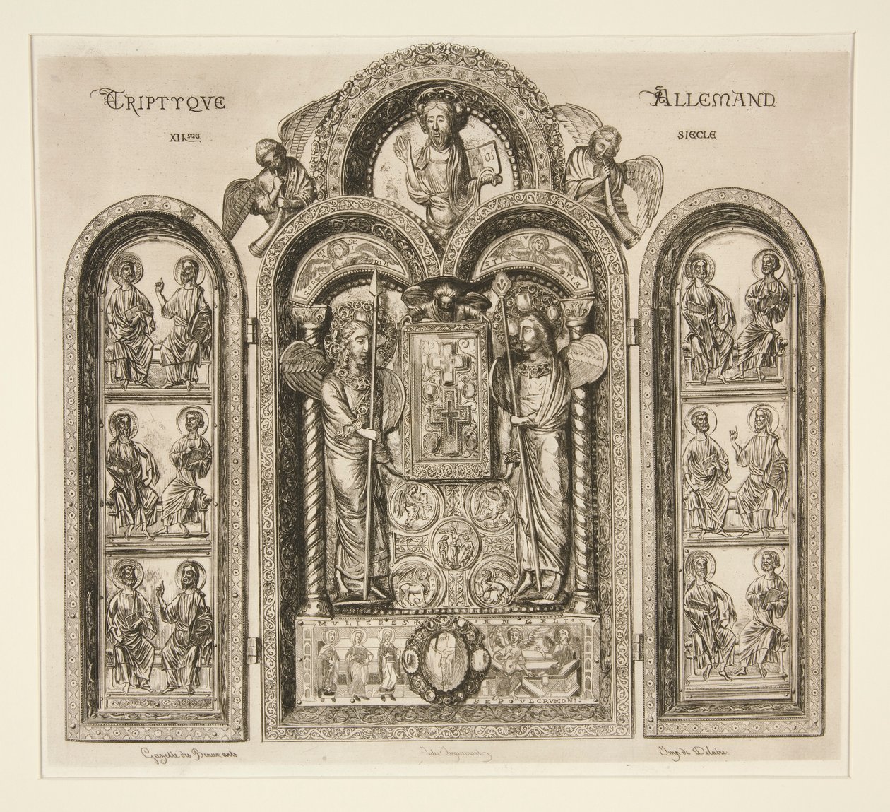 Triptyque Allemand - Jules Ferdinand Jacquemart