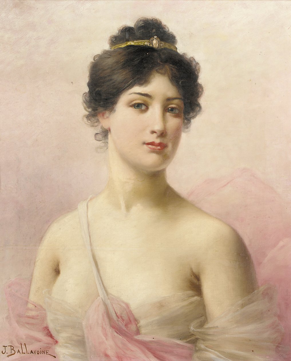 Une jeune beauté - Jules Frederic Ballavoine
