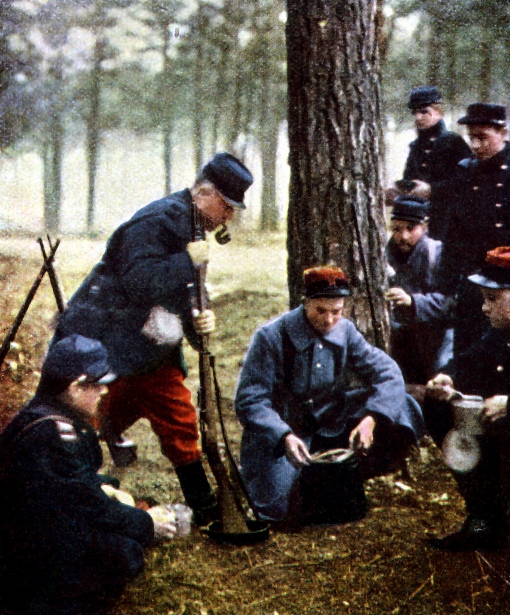 Soldats français, Marne, septembre 1914 - Jules Gervais Courtellemont