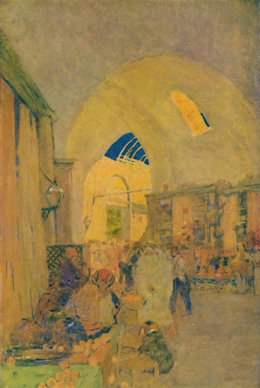 Le Grand Bazar à Constantinople - Jules Guerin