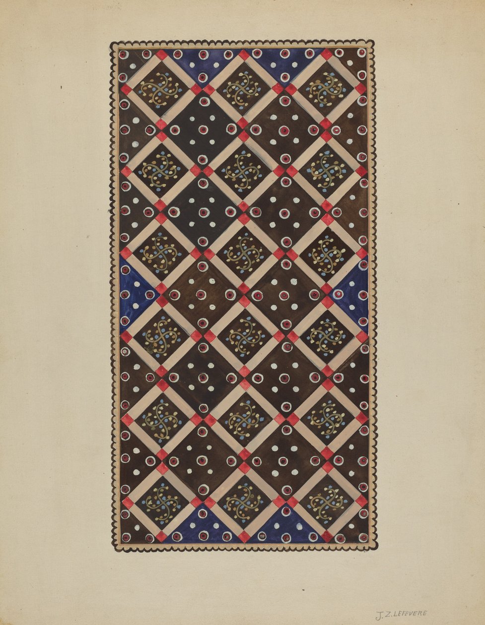 Tapis de boutons - Jules Lefevere
