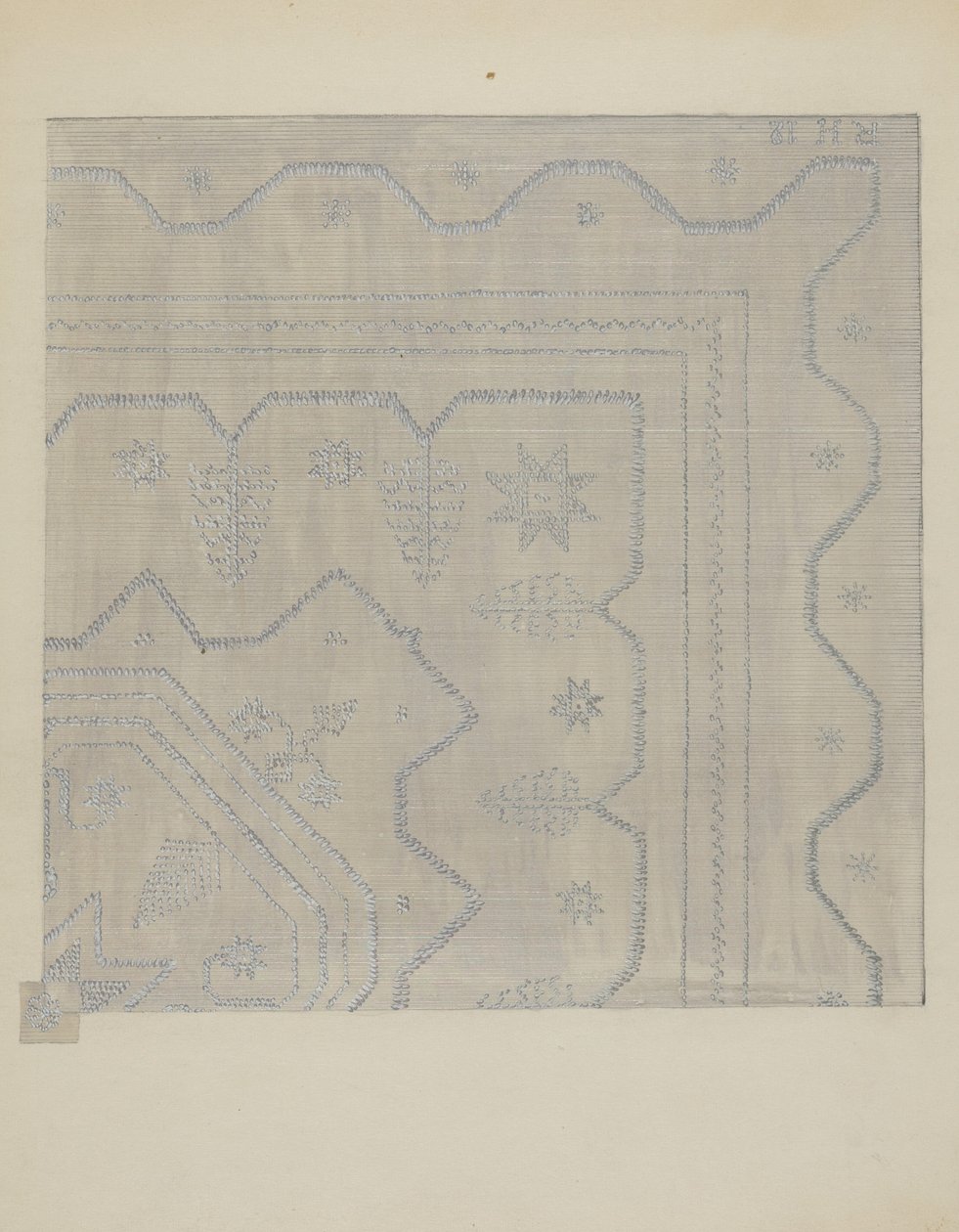 Couvre-lit en mèche, vers 1936 - Jules Lefevere
