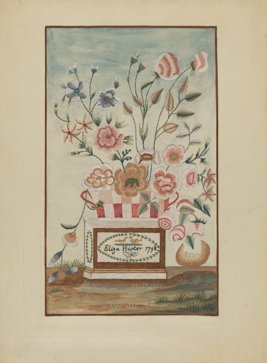 Image brodée, vers 1937 - Jules Lefevere