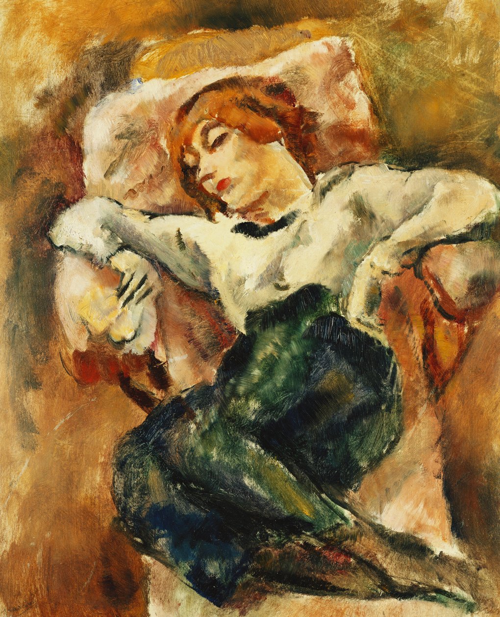 Hermine reposant, 1916 - Jules Pascin